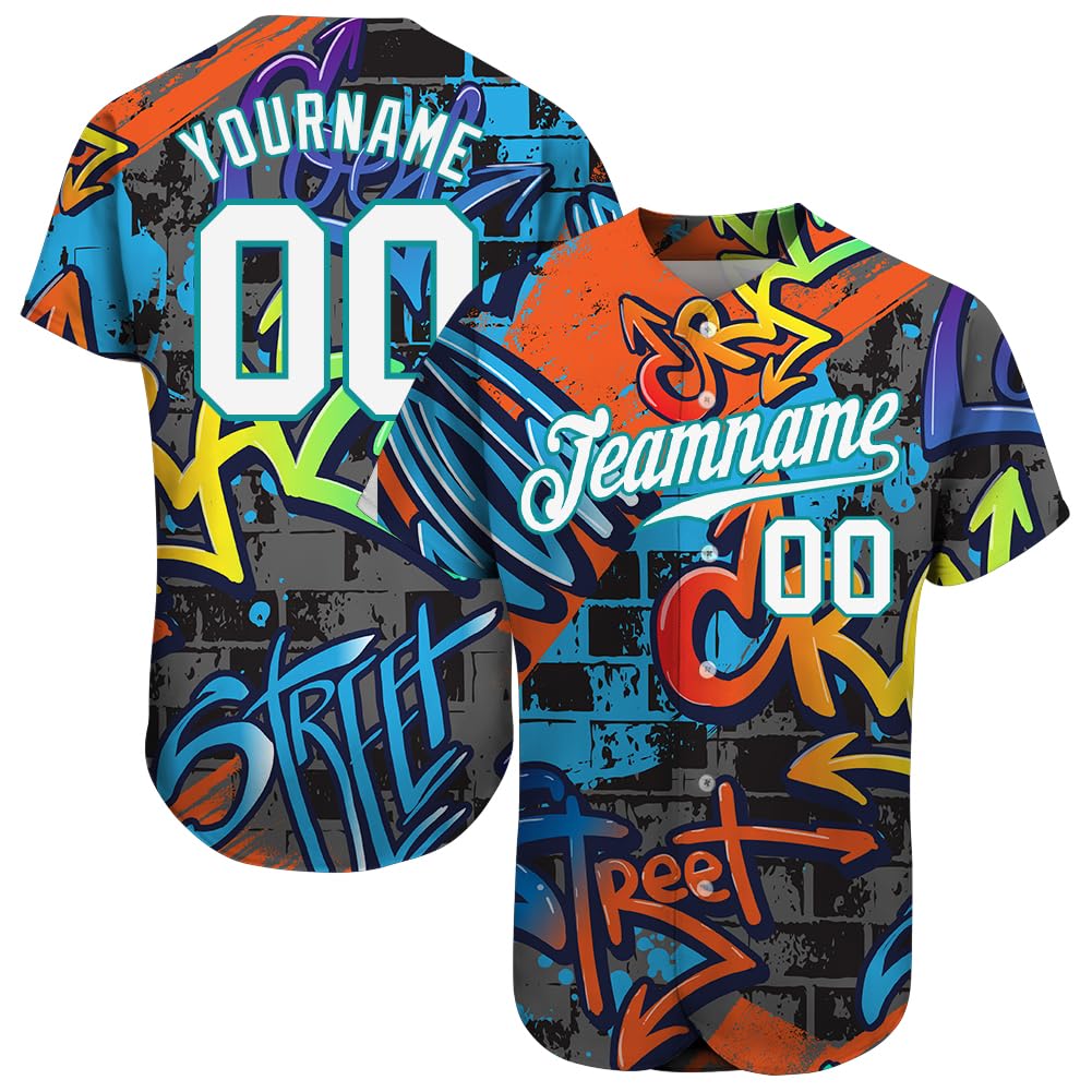 Custom Baseball Jerseys Men Women Youth Boys Personalized Softball Shirts Stitched Button Down Sports Team Uniform