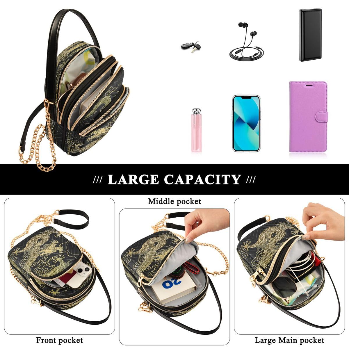 ALAZA Hipster Camouflage Army Print Crossbody Bag Small Shoulder Handbags Leather Purse for Women