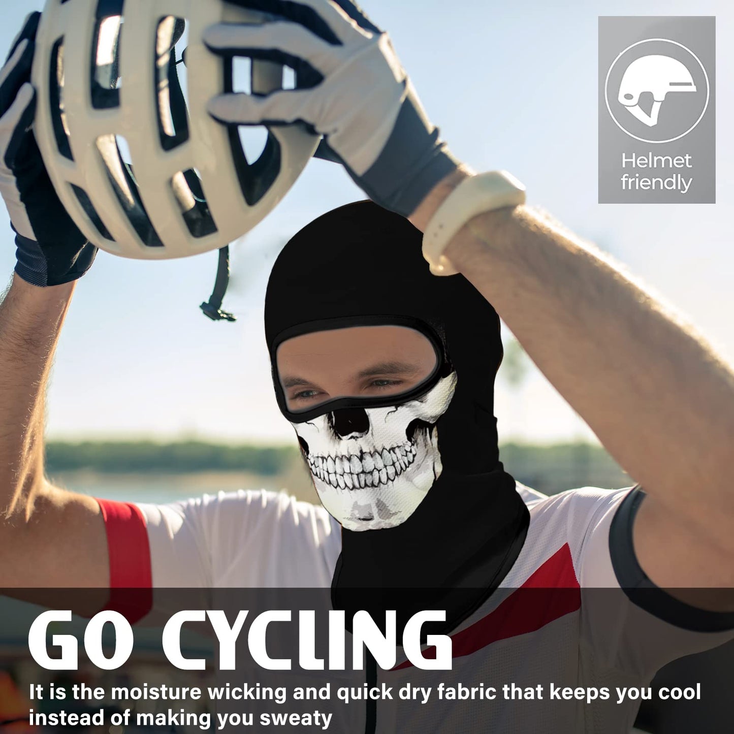 Obacle Balaclava Face Mask Men Women Lightweight for Ski Hunting Cycling Fishing