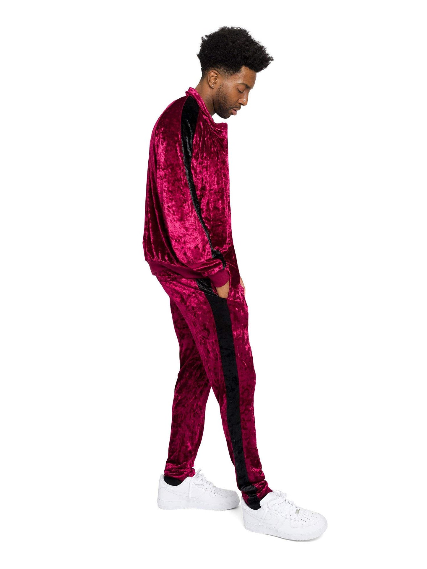 G-Style USA Men's Velour Velvet Tracksuit Sets -Casual Wear, Gym, and Lounge