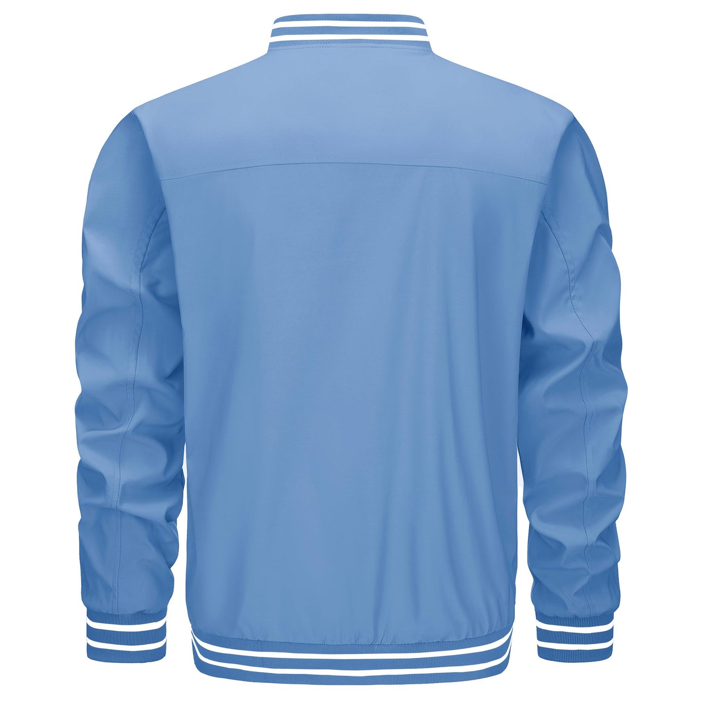 TACVASEN Men's Lightweight Jacket Casual Spring Fall Windbreaker Bomber Zip Up Coat With Pocket