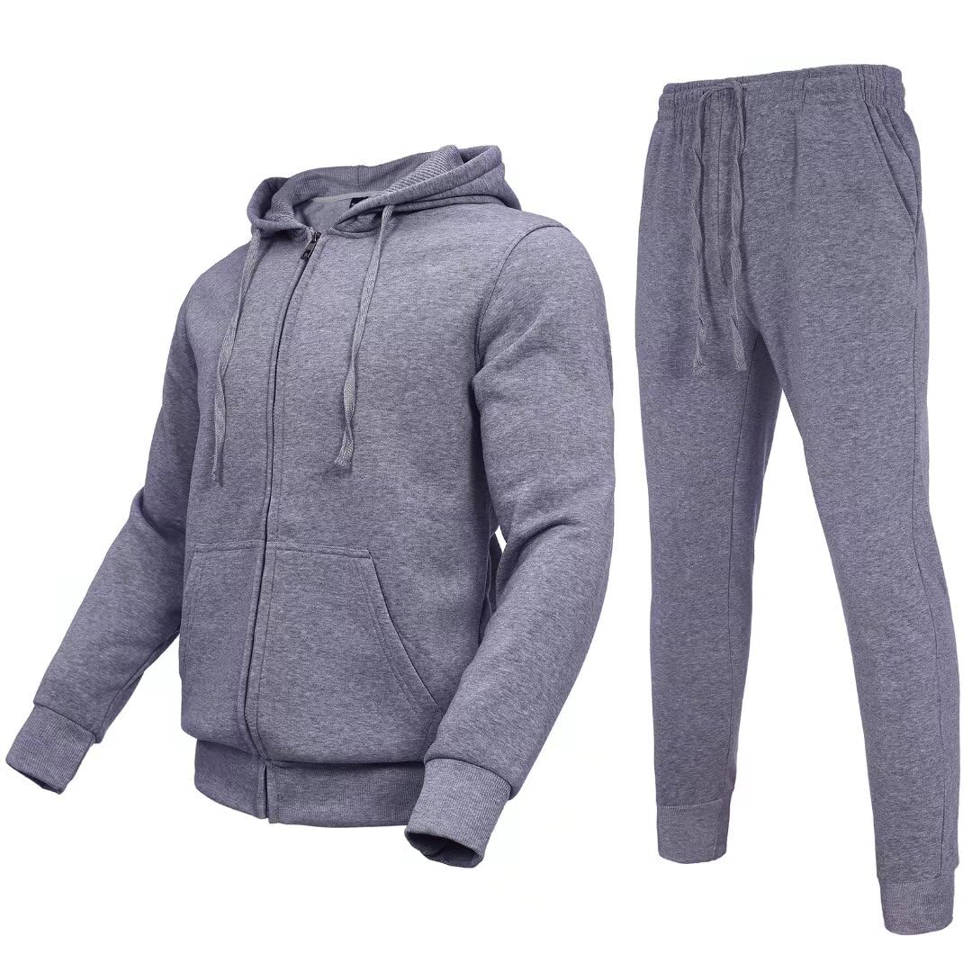 AKsit Men's Sweatsuit 2 Piece Hoodie Tracksuit Set Fashion Activewear Set