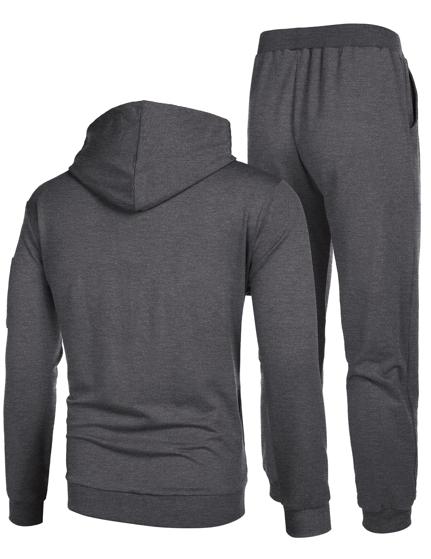 COOFANDY Men's Tracksuit 2 Piece Hooded Athletic Sweatsuits Casual Running Jogging Sport Suit Sets