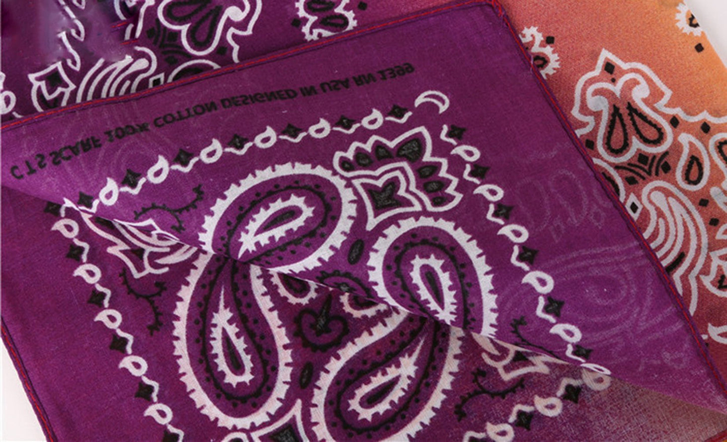 xsby 12 Piece Novelty Bandanas Paisley 100% Cotton Headwear