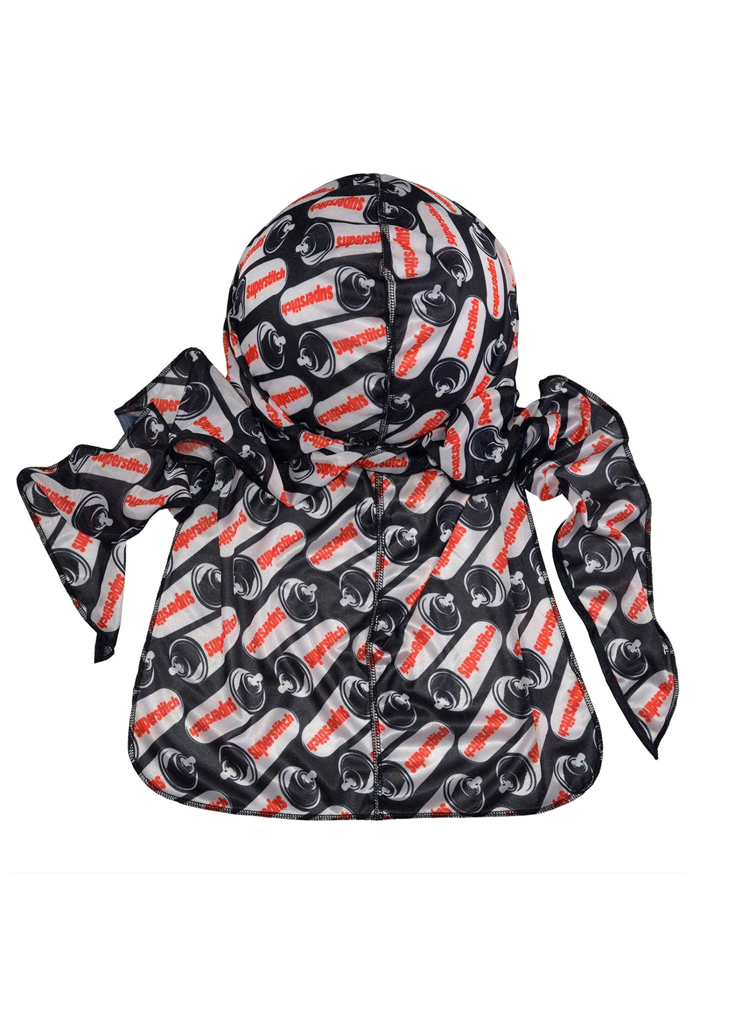 Superstitch Supersilky Ultra Silky Durag x Wavebuilder | 30+ Styles Premium Designer Durags for Men | 360 Waves |Camo Camouflage (Five Star)