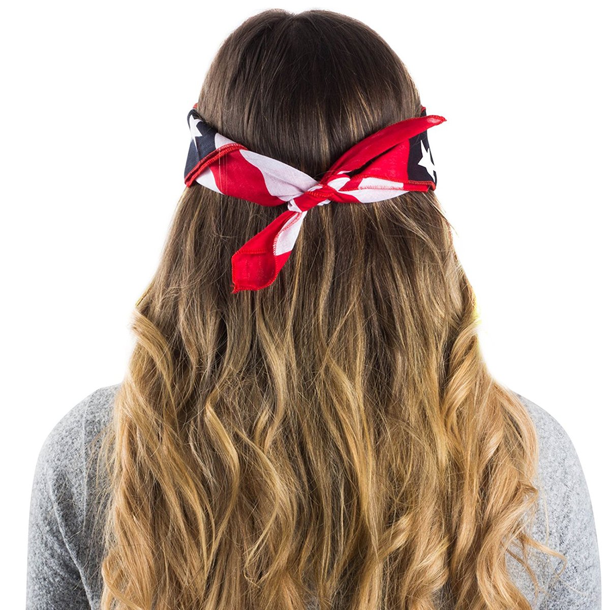 xsby 12 Piece Novelty Bandanas Paisley 100% Cotton Headwear