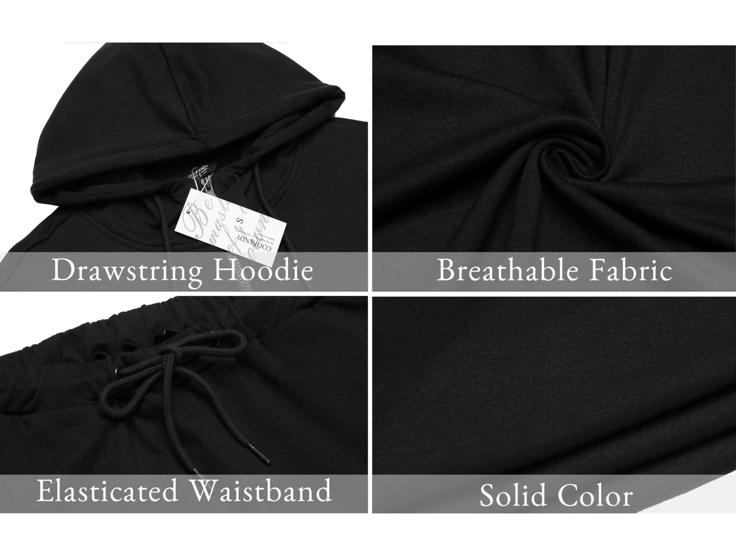 COOFANDY Sweatsuits for Men 2 Piece tracksuit Sets Full Zip Hoodie Sweatpants for Men Casual Sports Jogging Suits S-4XL