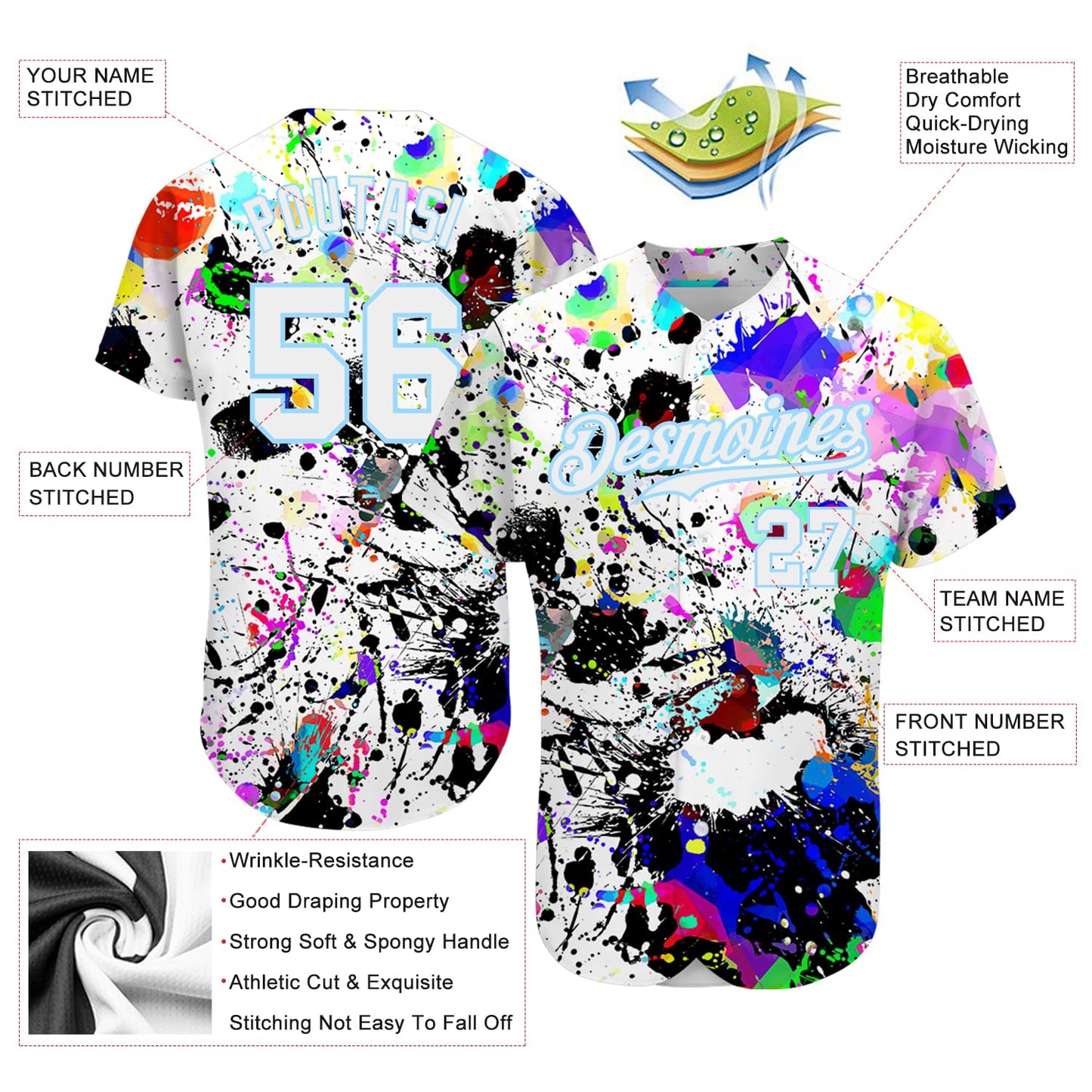 Custom Baseball Jerseys Men Women Youth Boys Personalized Softball Shirts Stitched Button Down Sports Team Uniform