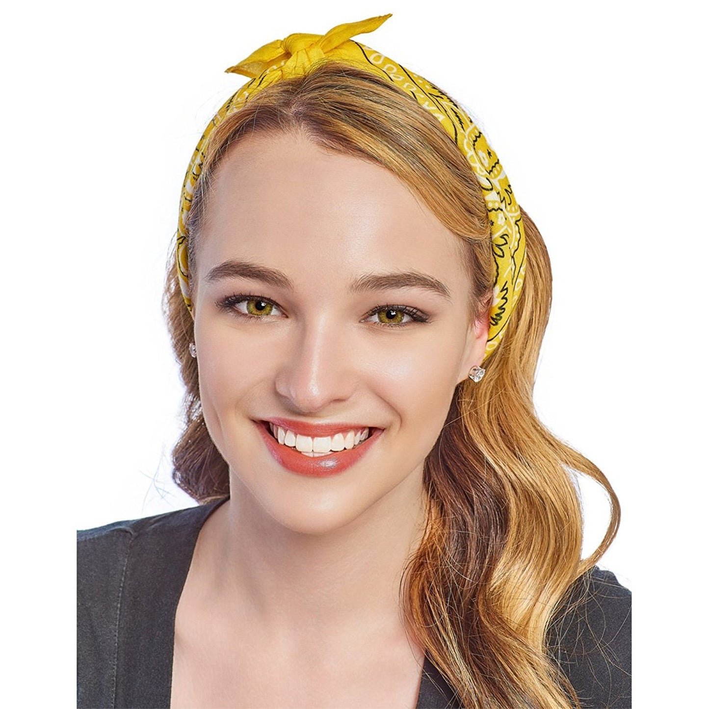 xsby 12 Piece Novelty Bandanas Paisley 100% Cotton Headwear