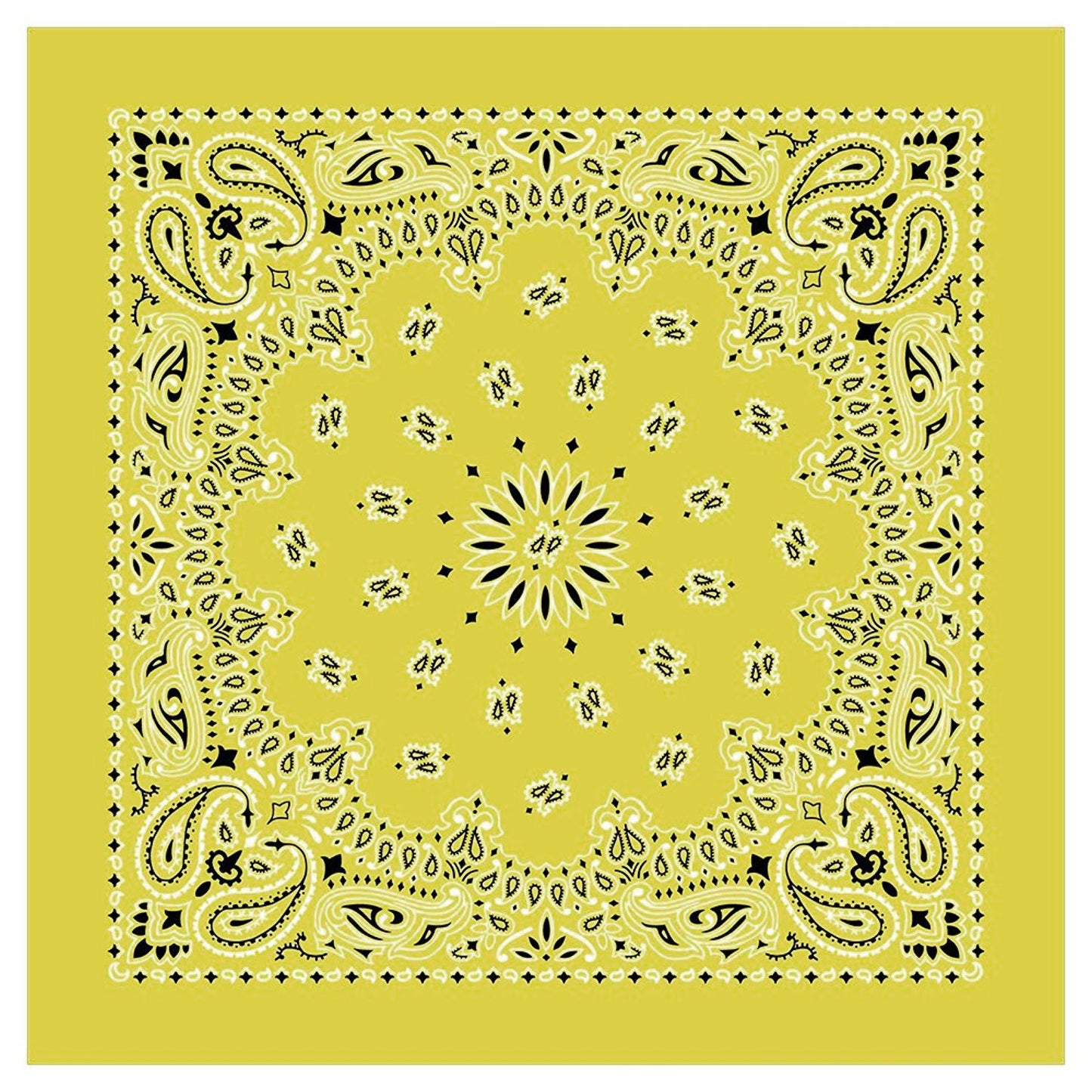 xsby 12 Piece Novelty Bandanas Paisley 100% Cotton Headwear