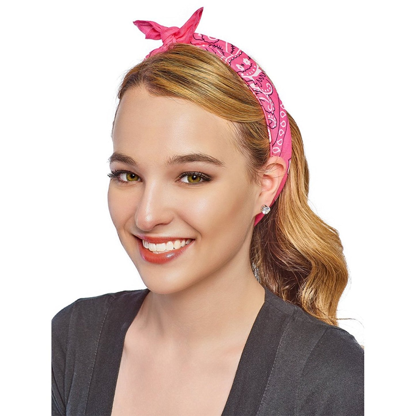 xsby 12 Piece Novelty Bandanas Paisley 100% Cotton Headwear