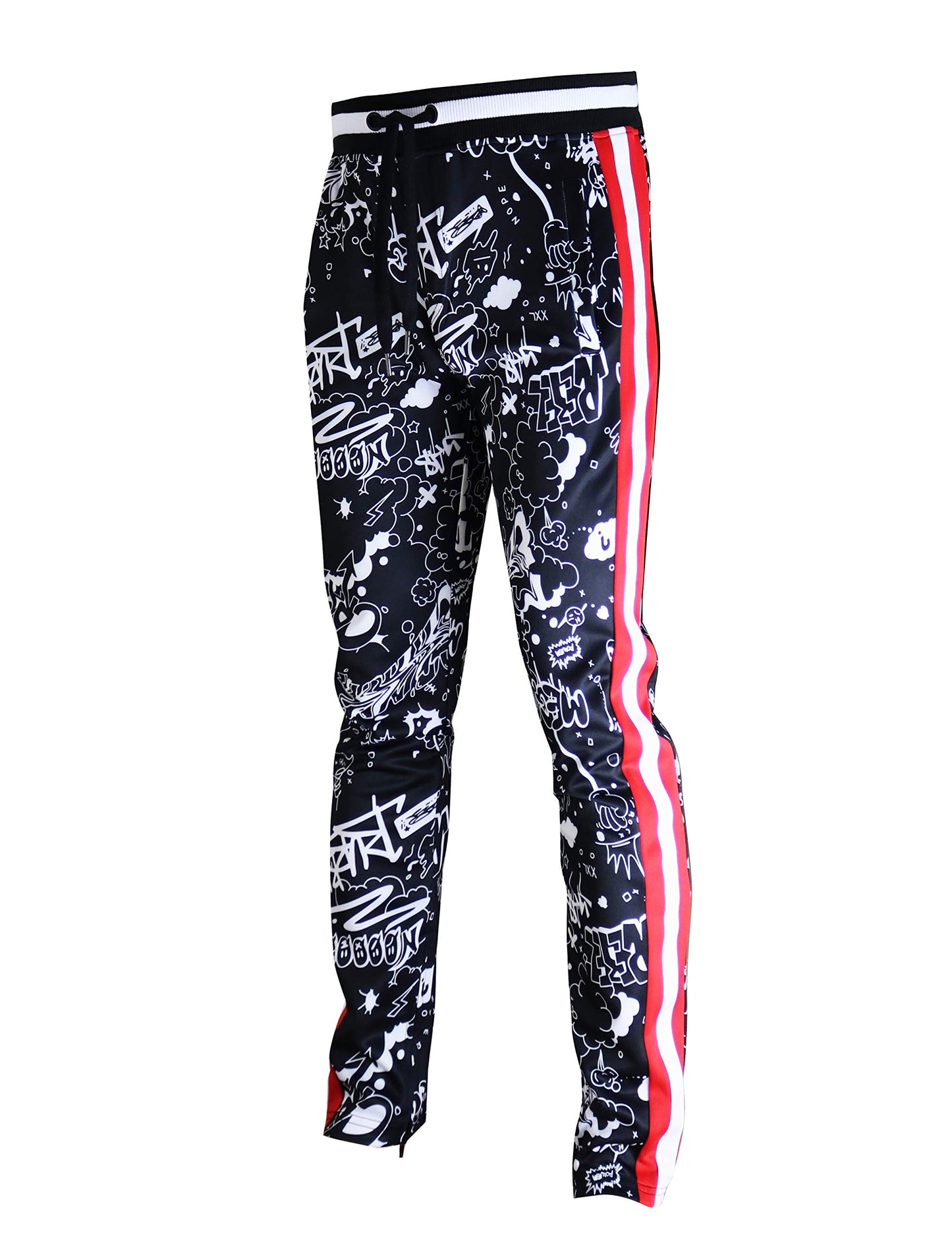 SCREENSHOT Mens Hip Hop Premium Slim Fit Track Pants