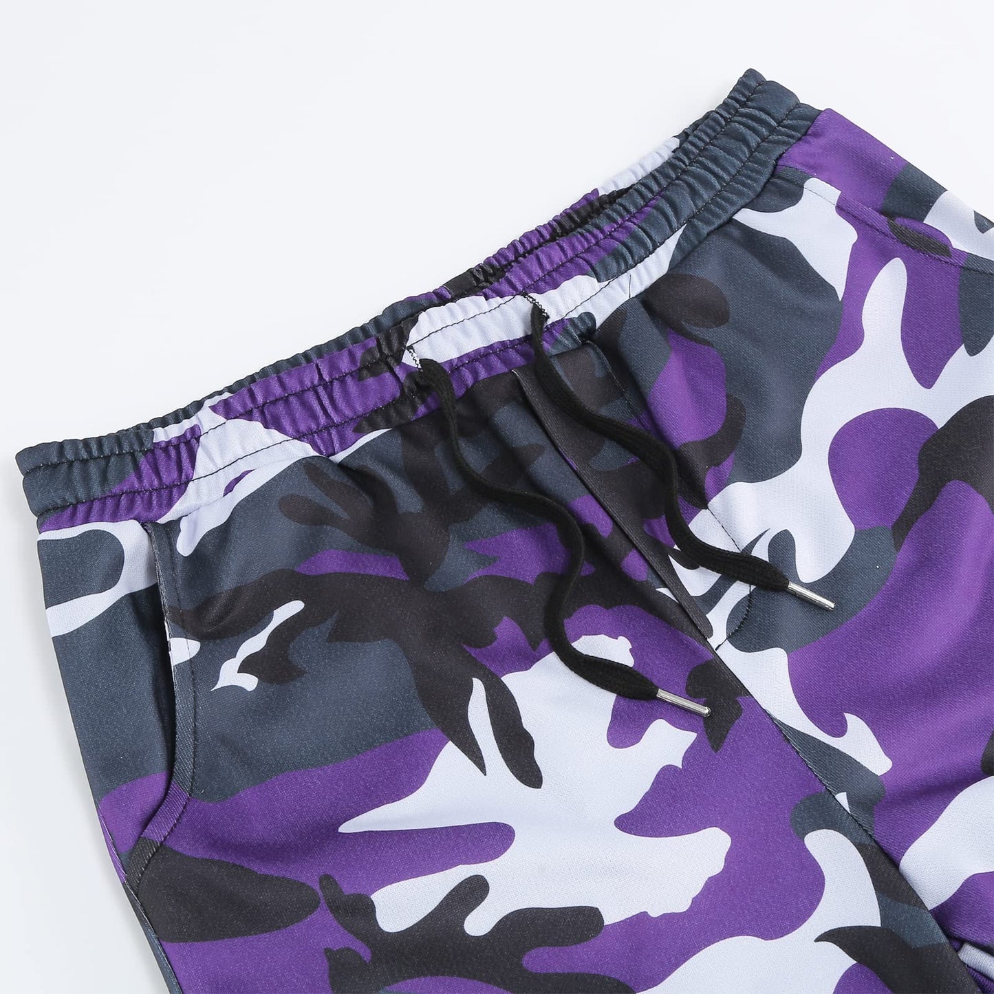 Colorful House Men Camo Cargo Jogger Sweatpants Casual Drawstring Camouflage Cargo Work Pants with Pockets