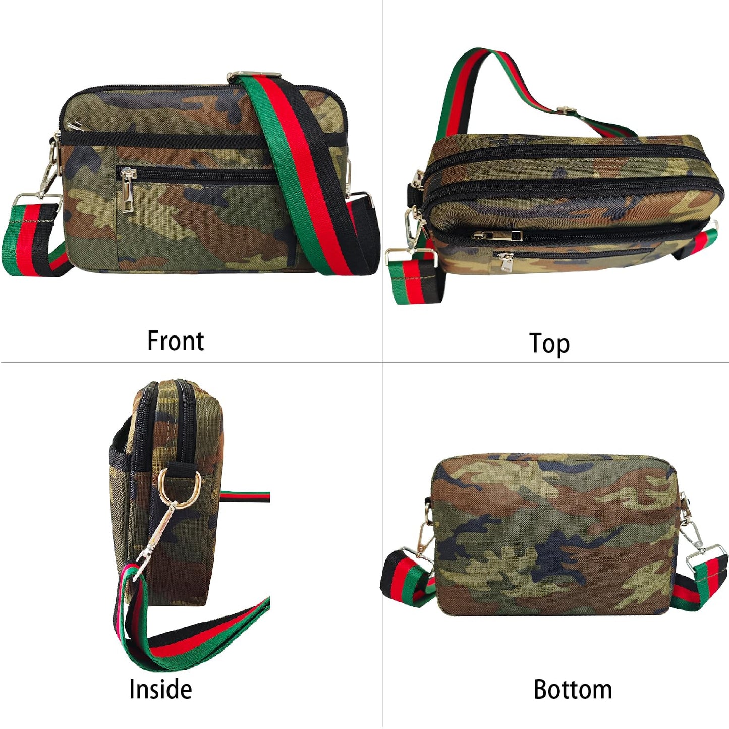 Dyalsa Small Crossbody Bags for Women Canvas Mini Crossbody Purse, Shoulder Bag Traveling Workout