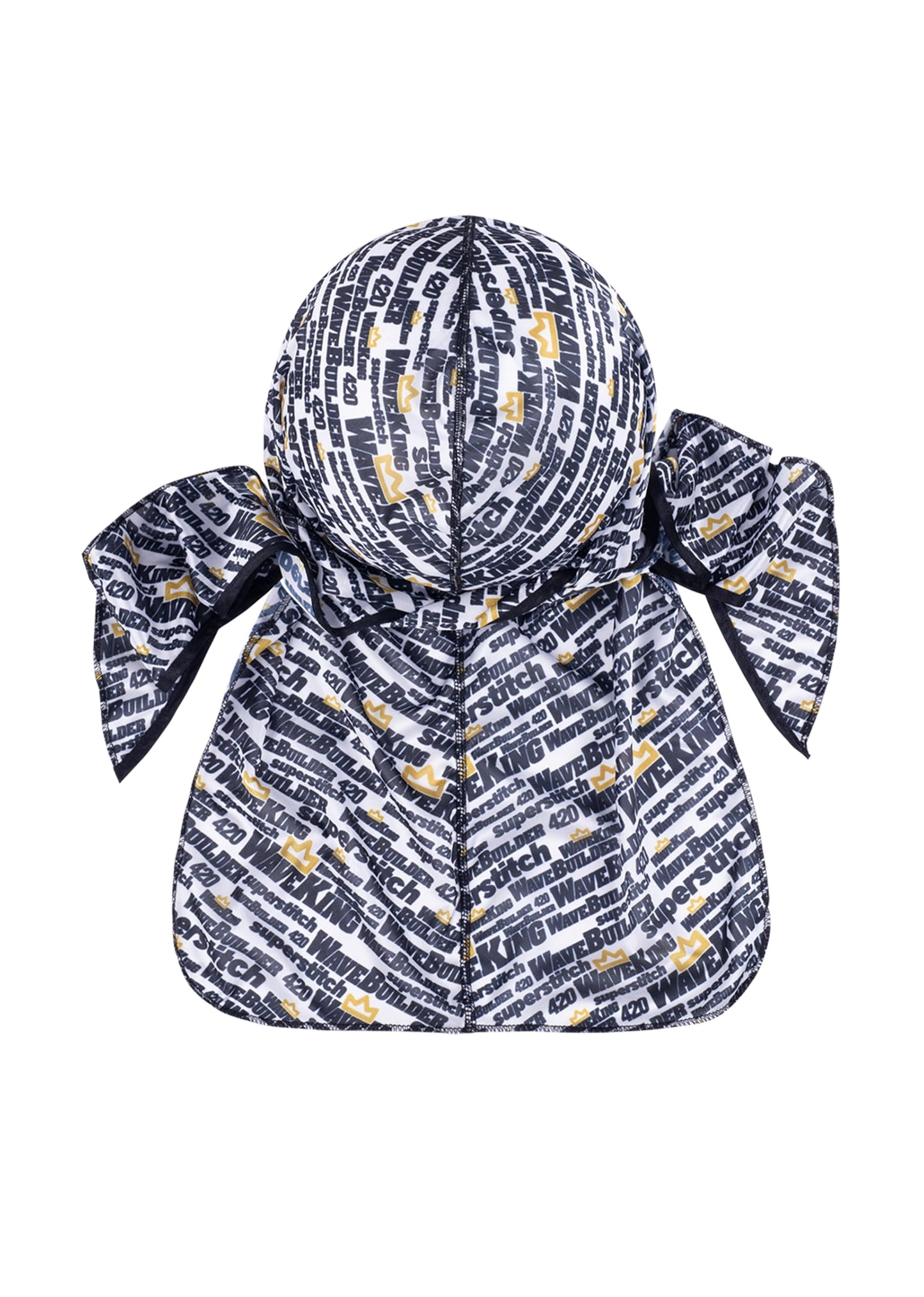 Superstitch Supersilky Ultra Silky Durag x Wavebuilder | 30+ Styles Premium Designer Durags for Men | 360 Waves |Camo Camouflage (Five Star)