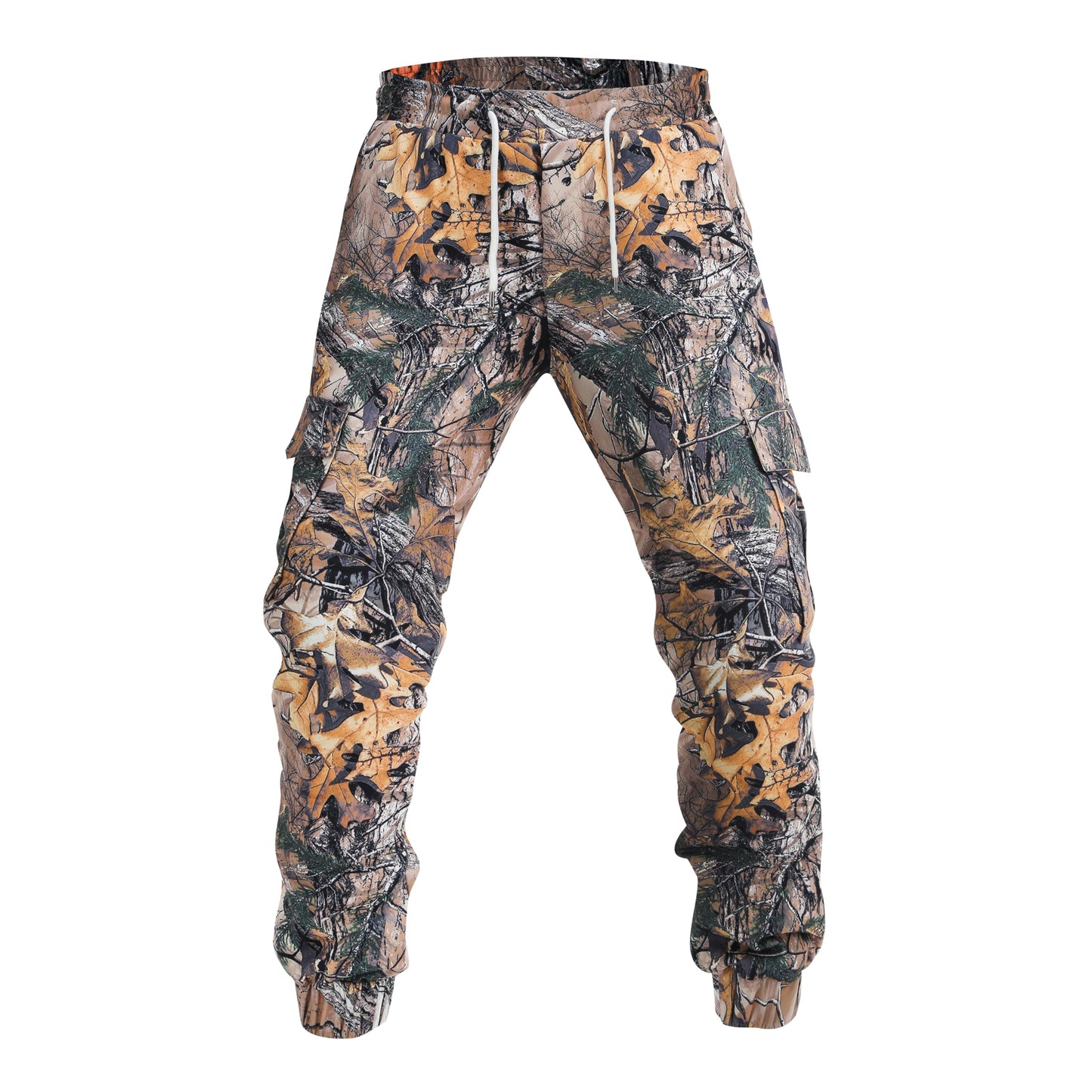 Colorful House Men Camo Cargo Jogger Sweatpants Casual Drawstring Camouflage Cargo Work Pants with Pockets