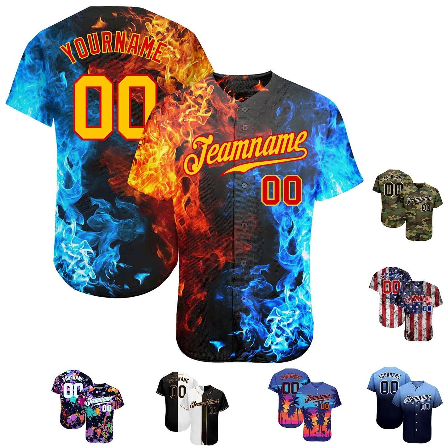 Custom Baseball Jerseys Men Women Youth Boys Personalized Softball Shirts Stitched Button Down Sports Team Uniform