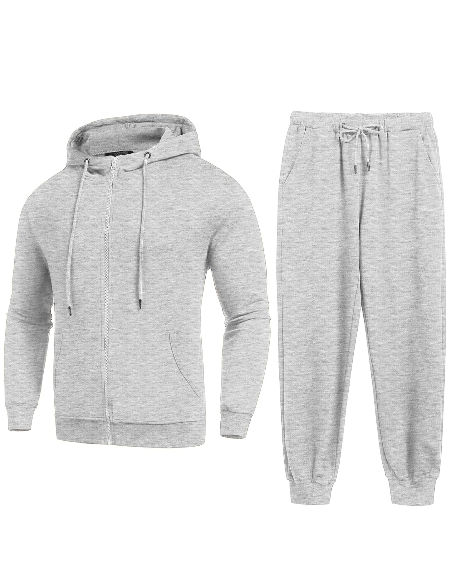 COOFANDY Sweatsuits for Men 2 Piece tracksuit Sets Full Zip Hoodie Sweatpants for Men Casual Sports Jogging Suits S-4XL