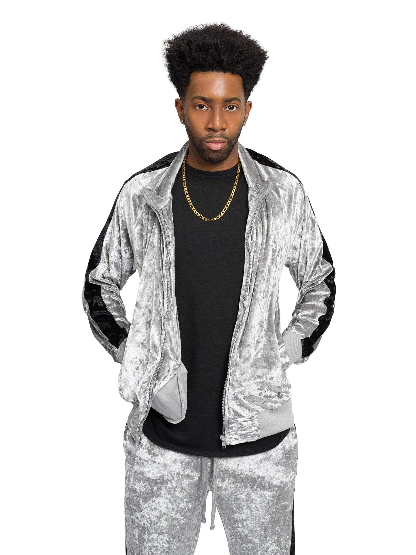 G-Style USA Men's Velour Velvet Tracksuit Sets -Casual Wear, Gym, and Lounge