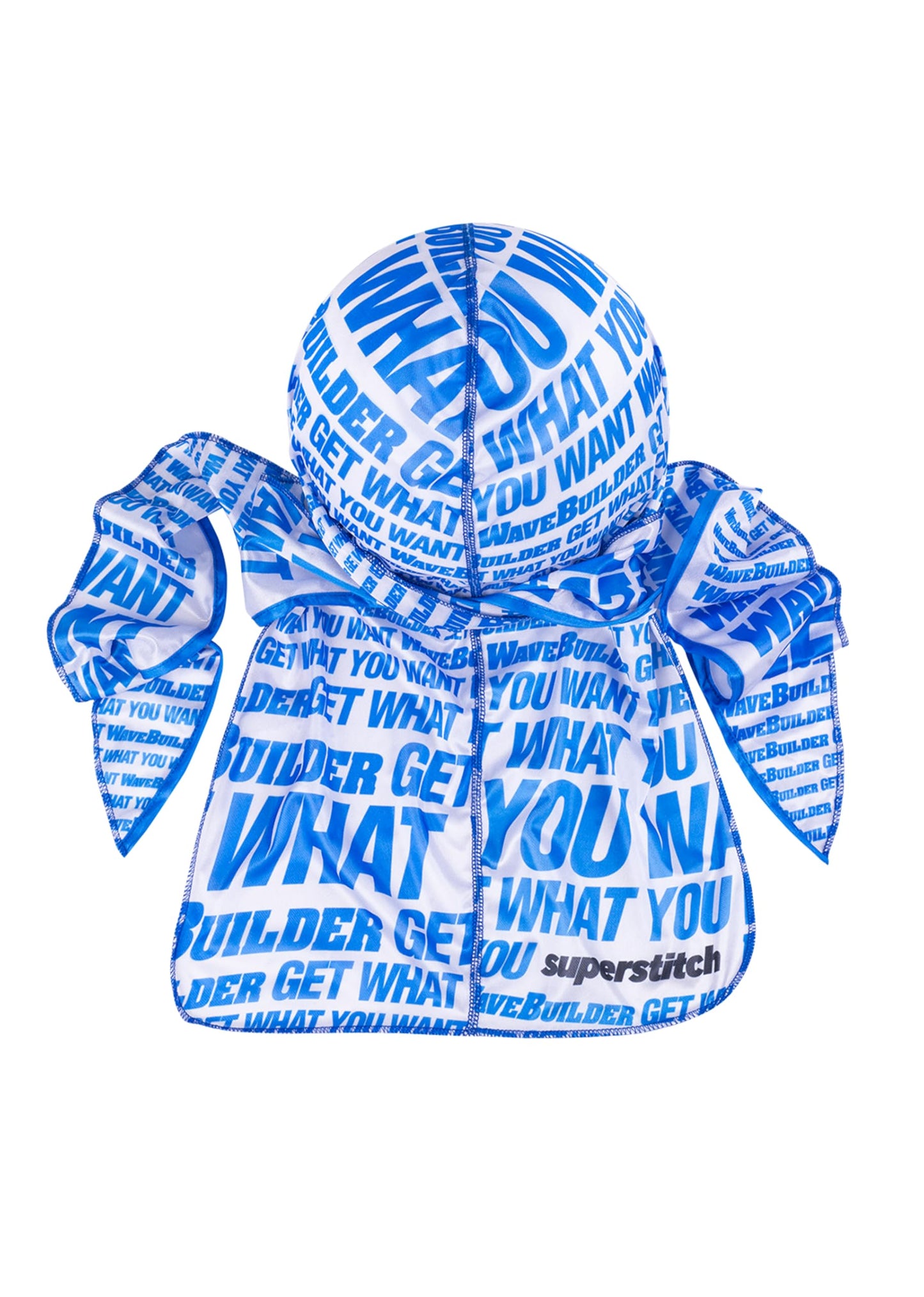 Superstitch Supersilky Ultra Silky Durag x Wavebuilder | 30+ Styles Premium Designer Durags for Men | 360 Waves |Camo Camouflage (Five Star)