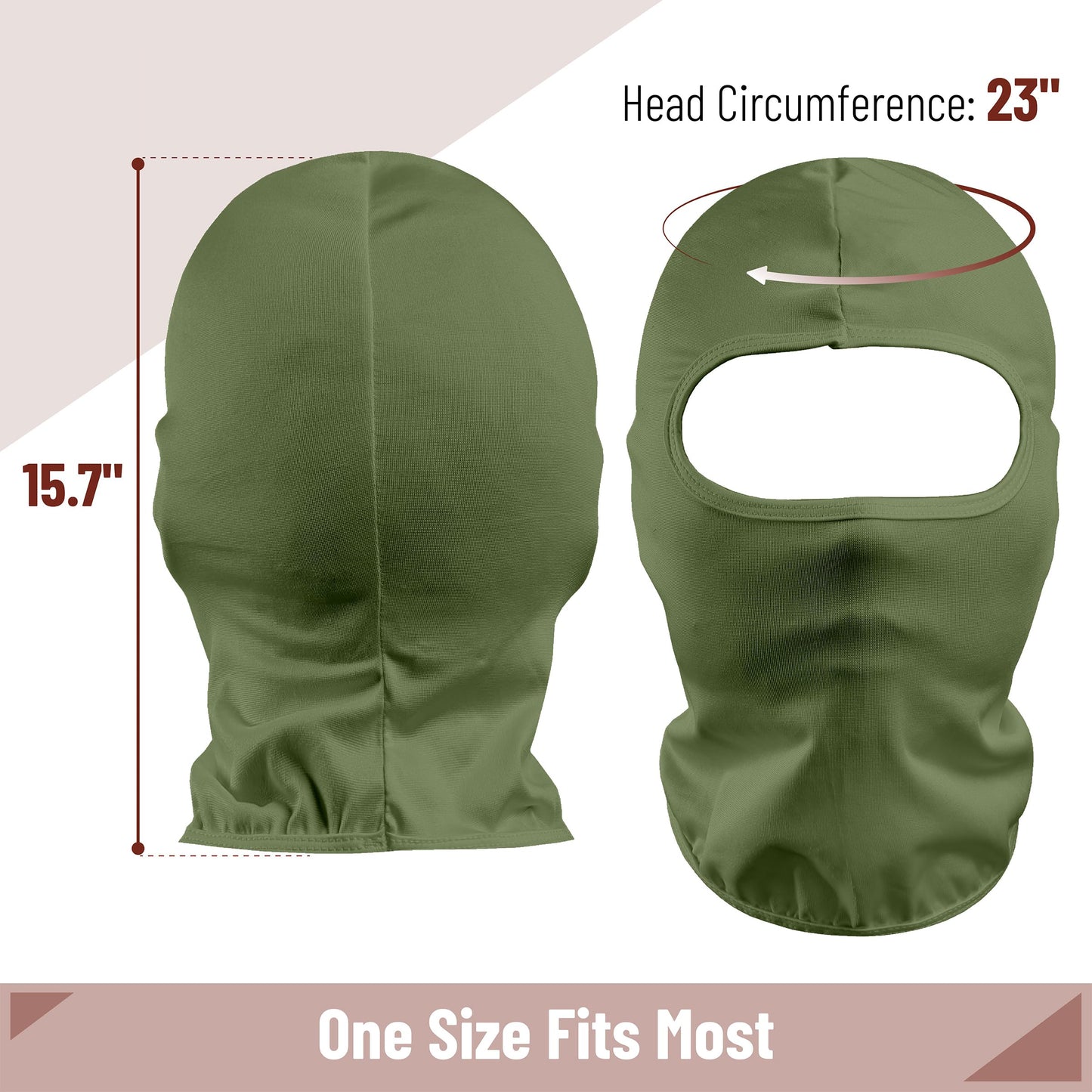 UNCO- Balaclava Face Mask, Ski Mask for Men & Women, Full Face Mask