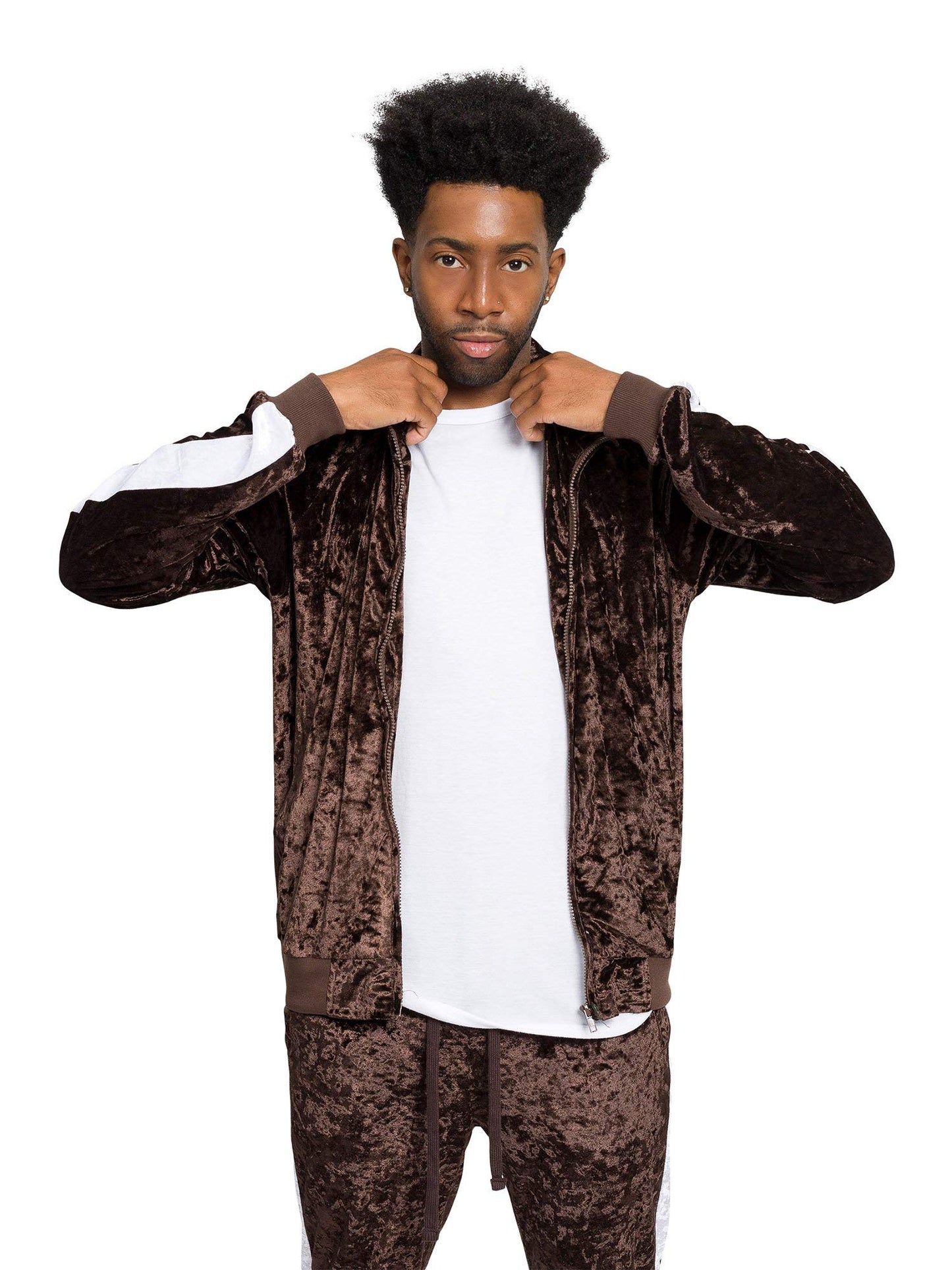 G-Style USA Men's Velour Velvet Tracksuit Sets -Casual Wear, Gym, and Lounge