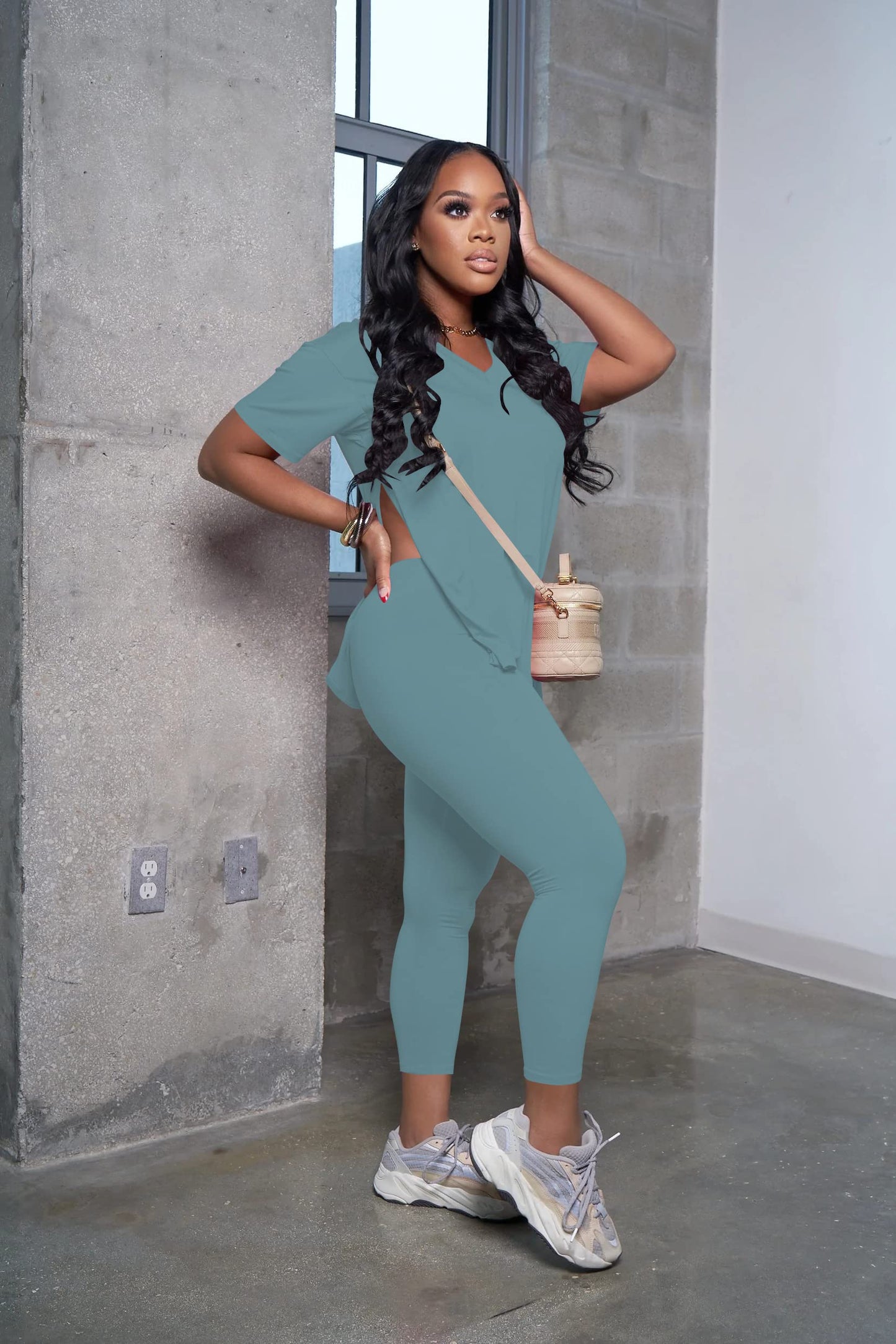 Mrskoala Lounge Sets for Women Two Piece Outfits Pullover Tops and Long Pants Tracksuit Sweatsuits