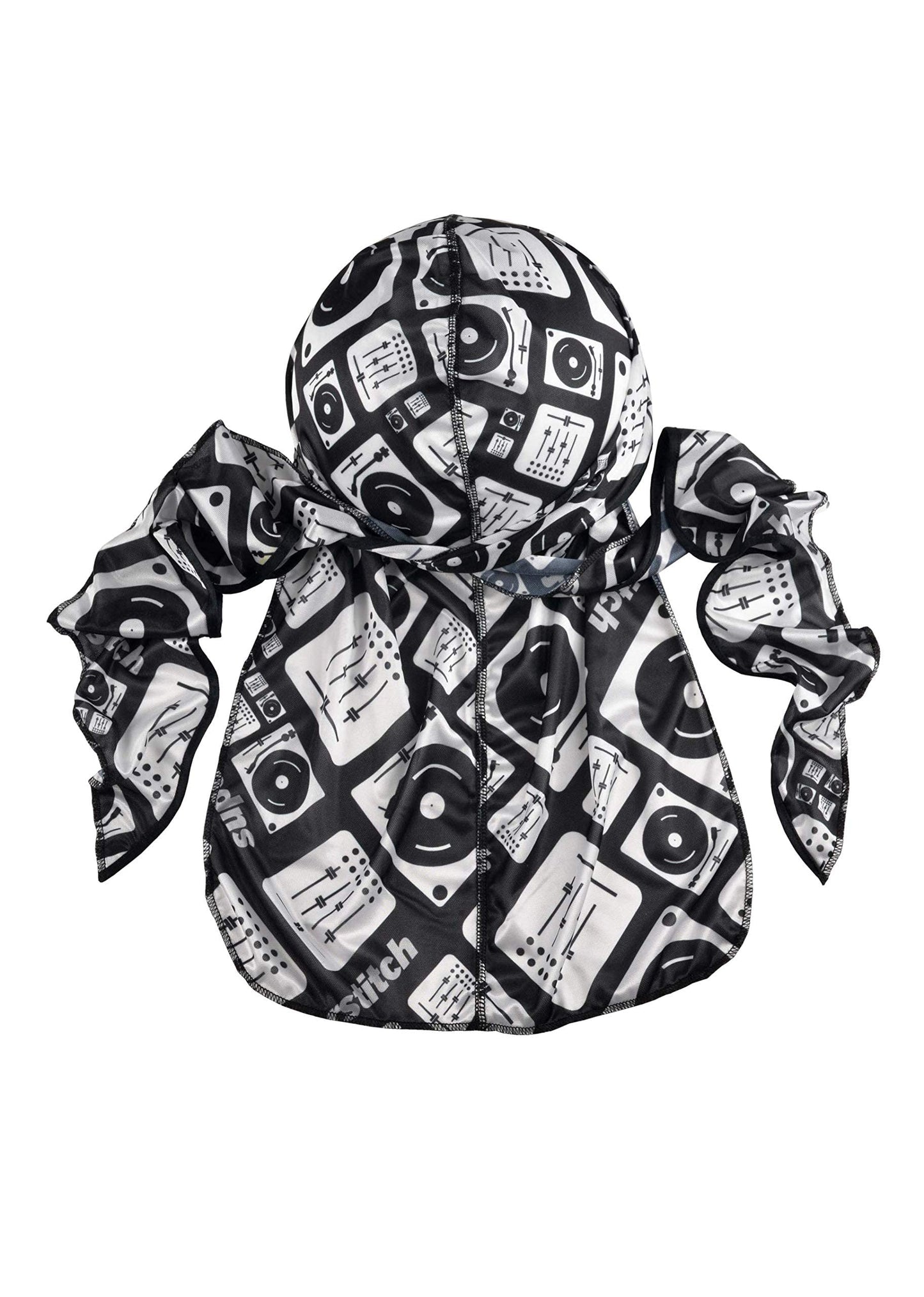 Superstitch Supersilky Ultra Silky Durag x Wavebuilder | 30+ Styles Premium Designer Durags for Men | 360 Waves |Camo Camouflage (Five Star)