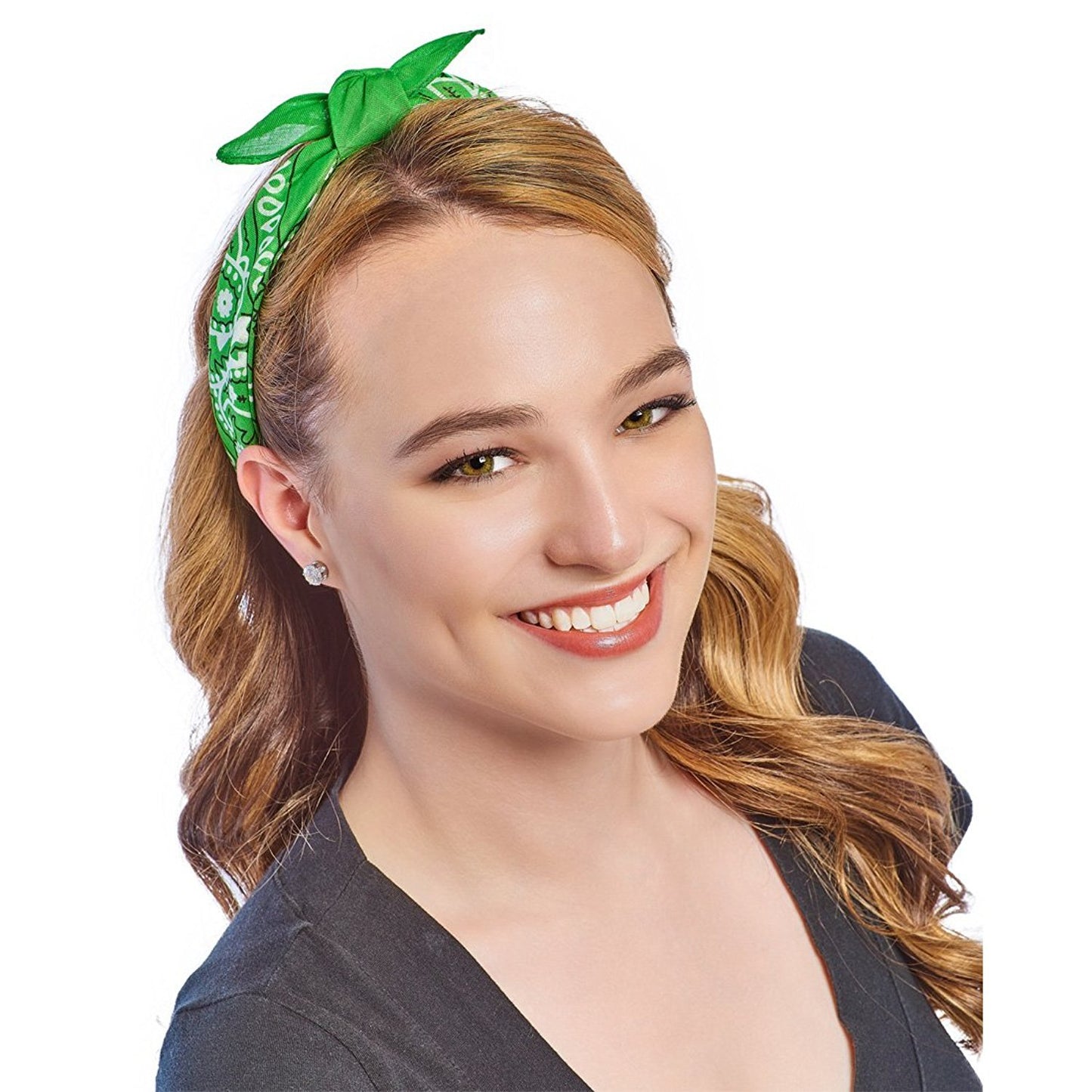 xsby 12 Piece Novelty Bandanas Paisley 100% Cotton Headwear