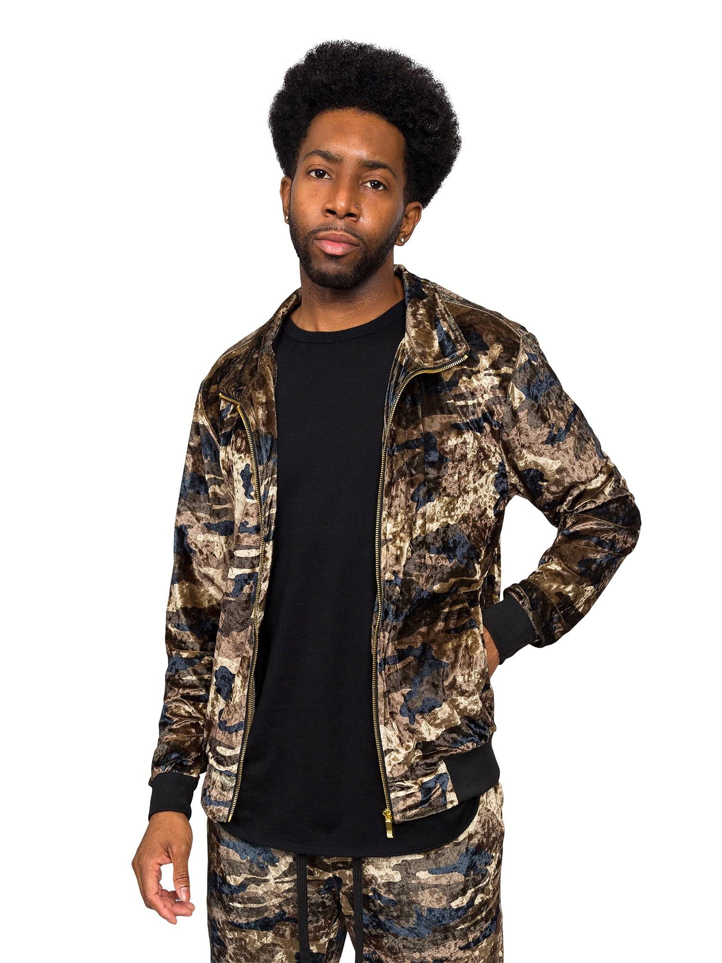 G-Style USA Men's Velour Velvet Tracksuit Sets -Casual Wear, Gym, and Lounge