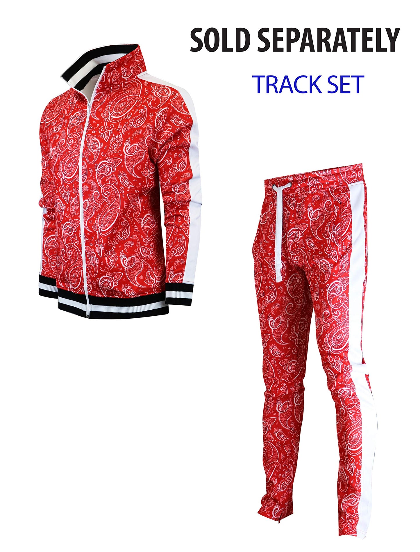 SCREENSHOT Mens Urban Hip Hop Premium Track Jacket - Slim Fit Side Taping Sportswear Urbanwear Streetwear Fashion Top