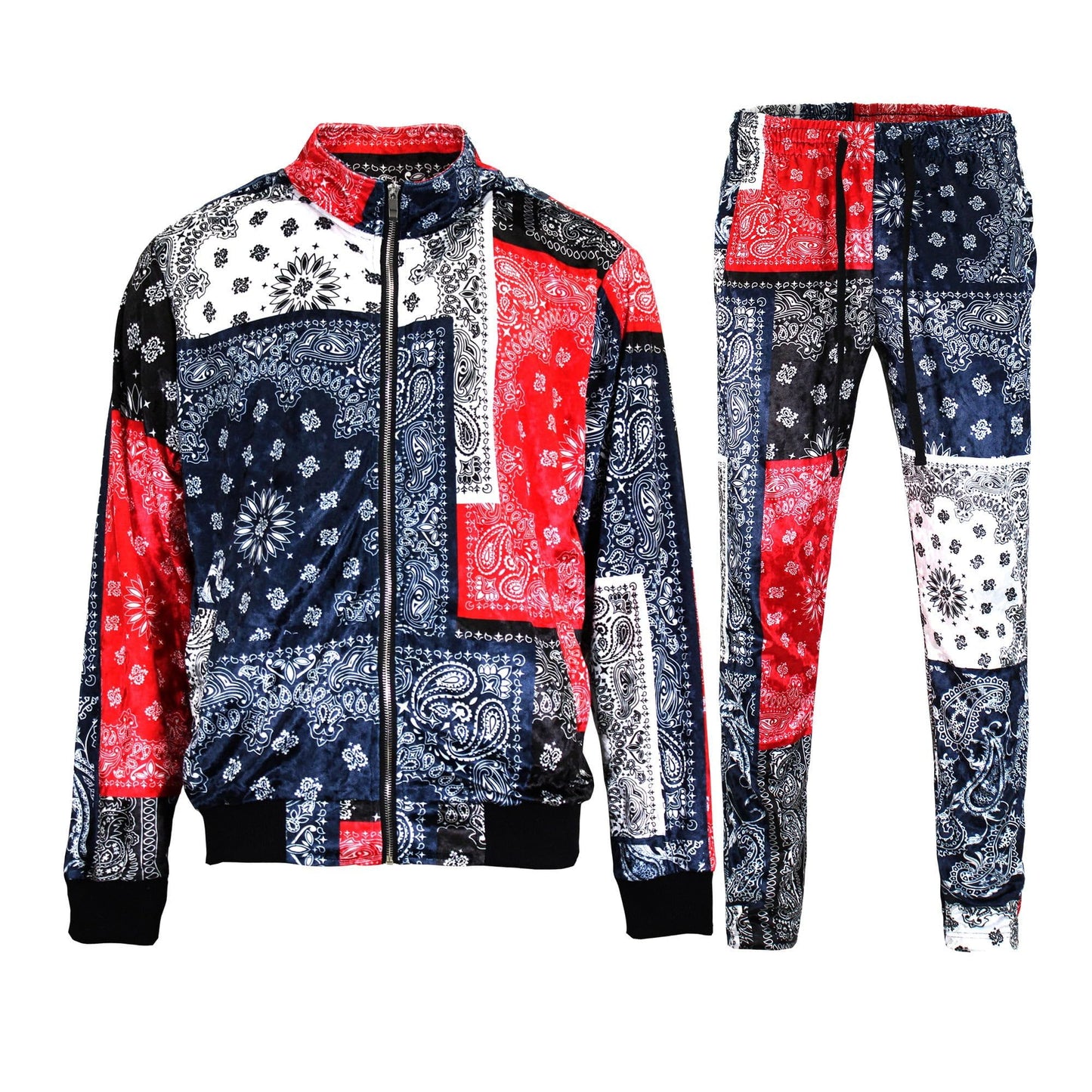 G-Style USA Men's Velour Velvet Tracksuit Sets -Casual Wear, Gym, and Lounge