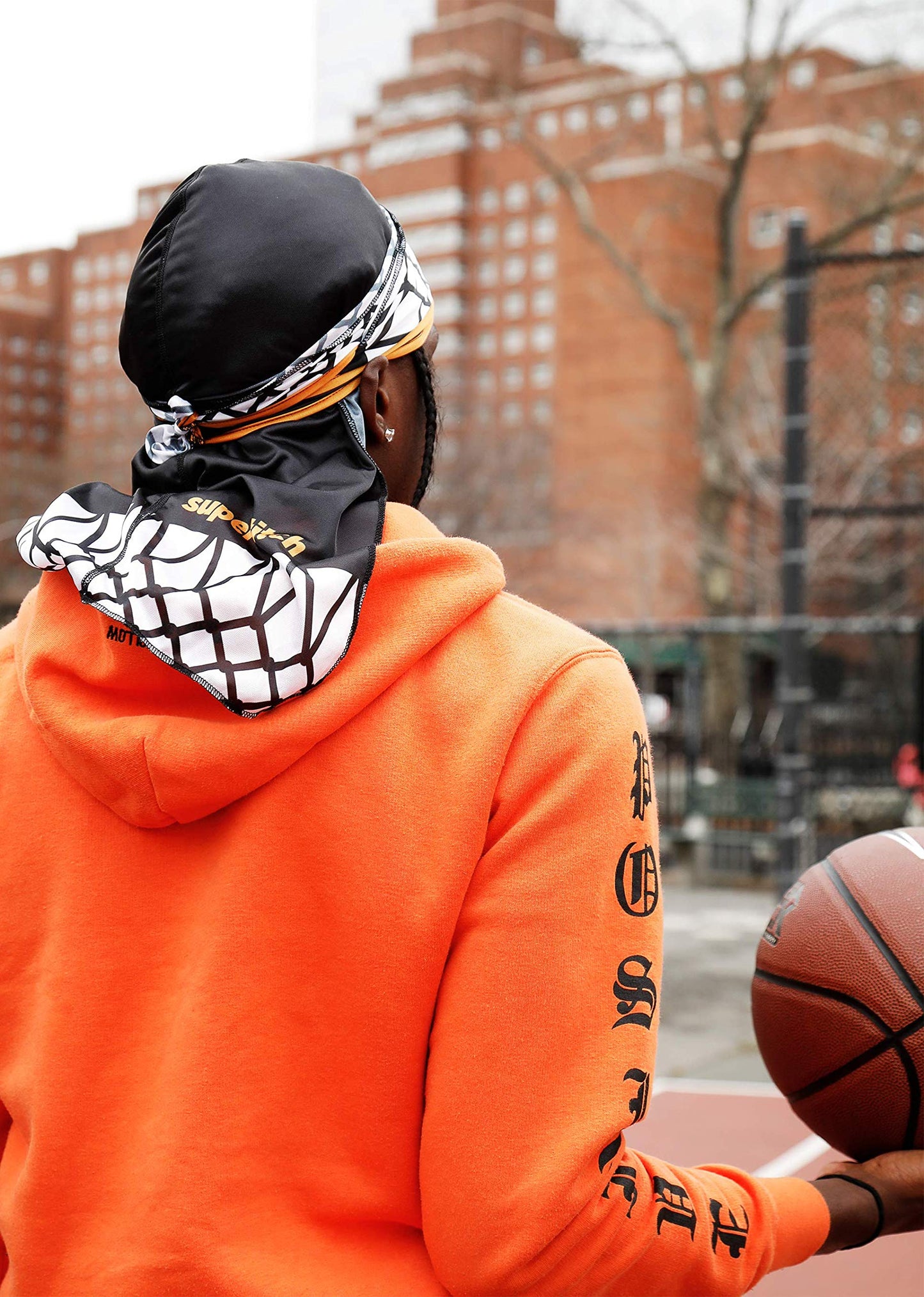 Superstitch Supersilky Ultra Silky Durag x Wavebuilder | 30+ Styles Premium Designer Durags for Men | 360 Waves |Camo Camouflage (Five Star)