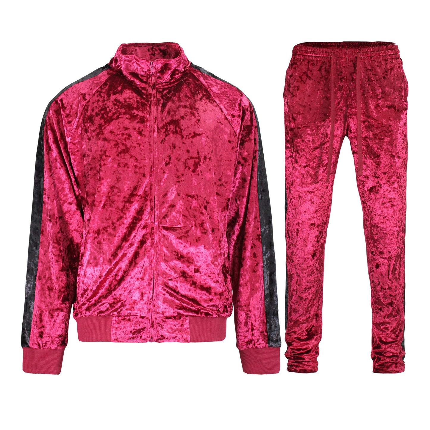 G-Style USA Men's Velour Velvet Tracksuit Sets -Casual Wear, Gym, and Lounge