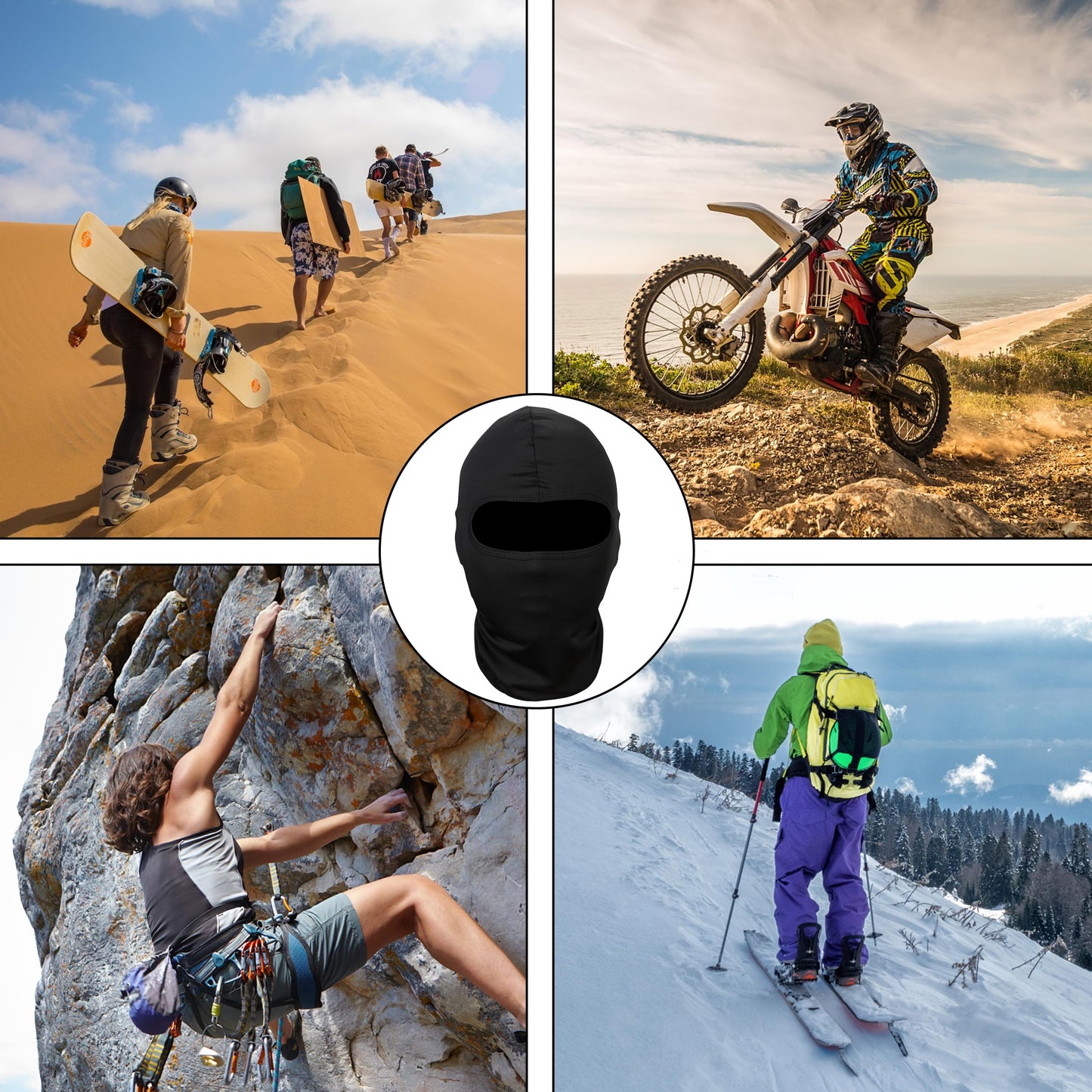 UNCO- Balaclava Face Mask, Ski Mask for Men & Women, Full Face Mask